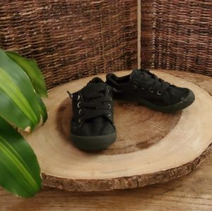🌊 Roxy 💙 Black Sneakers 🖤 👟 Girls Sz. 11 🌺